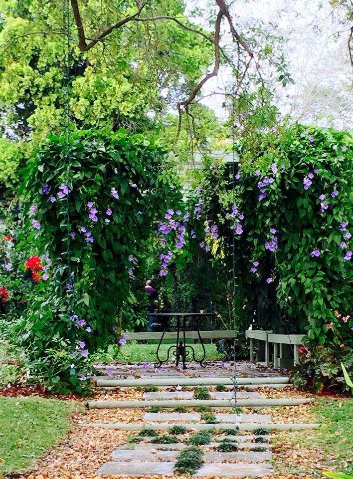 Purple Vine Arbor — Coral Gables