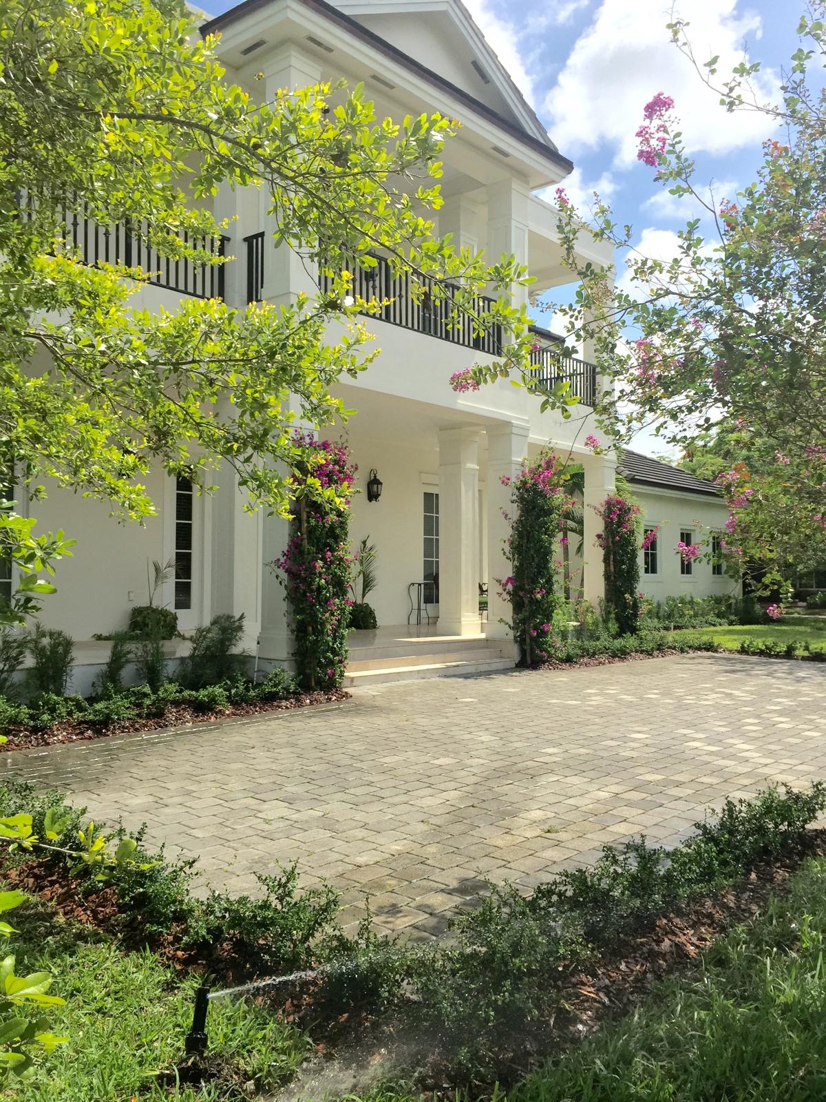 Coral Gables Estate — Bougainvillea Entrance
