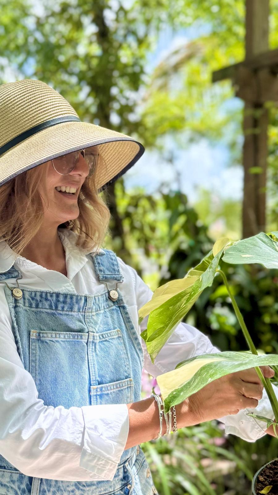 Maytee at her garden center