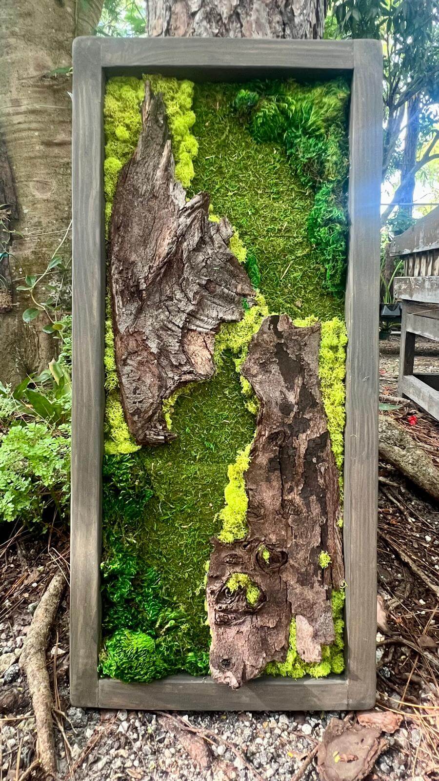 Preserved Art Moss Frame